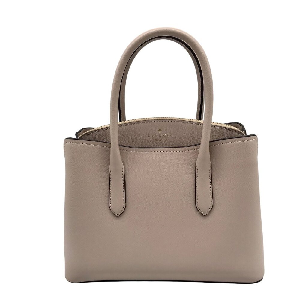 Kate Spade Warm Beige Saffiano Leather Medium Rory Satchel